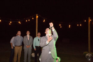 tossing the garter wedding tradition