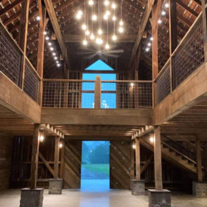 square view of barn interior 300x300 - Barn Wedding Venue interior