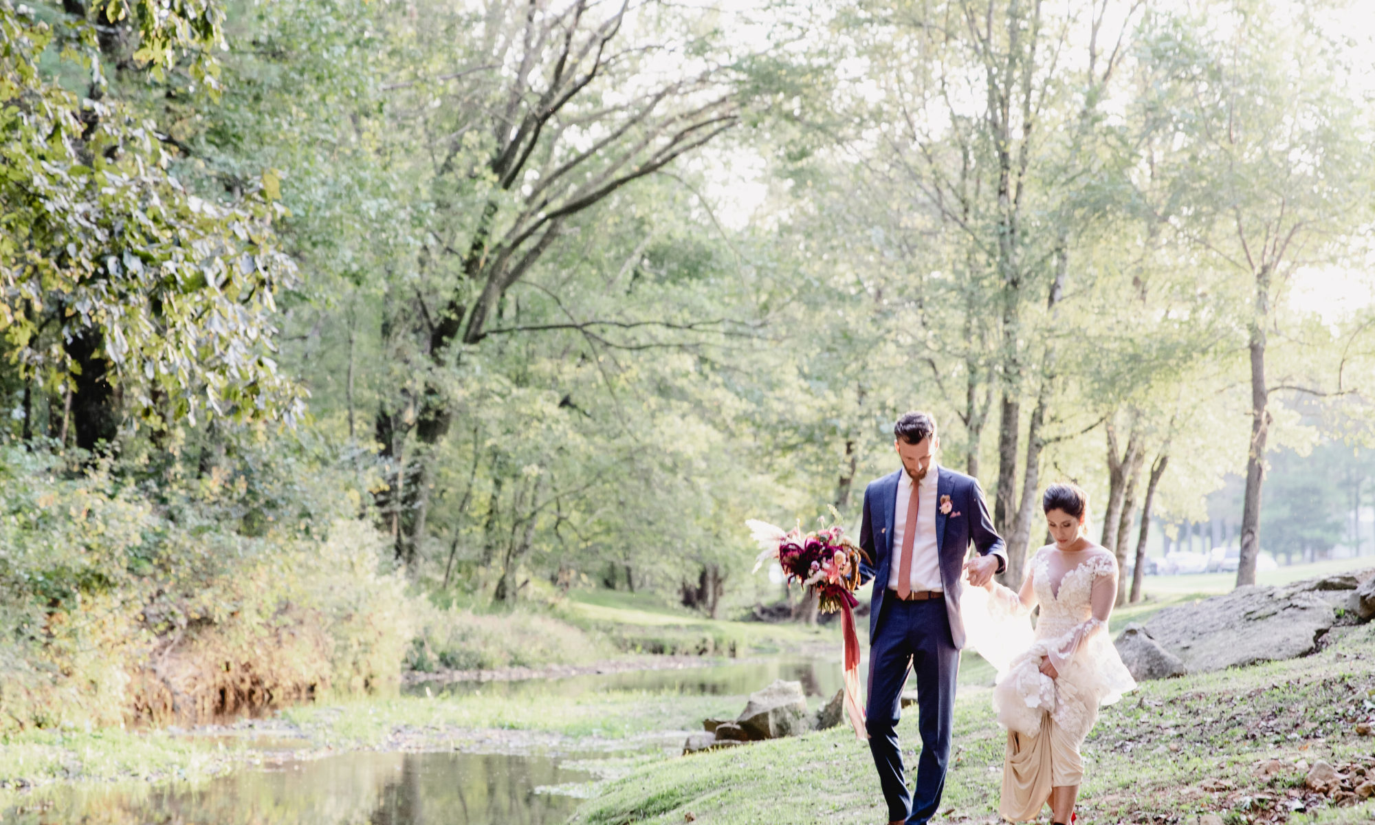 L&L Farm Outdoor Wedding Venue with creek